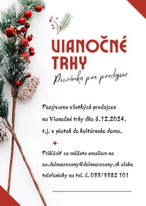 pozvanka pre predajcov